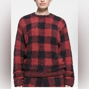 SKIMS Cozy Unisex Buffalo Plaid Loungewear NWT